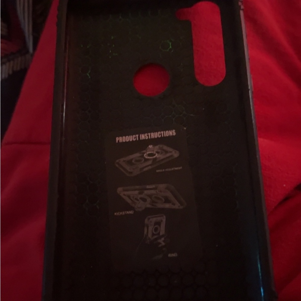 Moto g stylus with phone case with stand on back